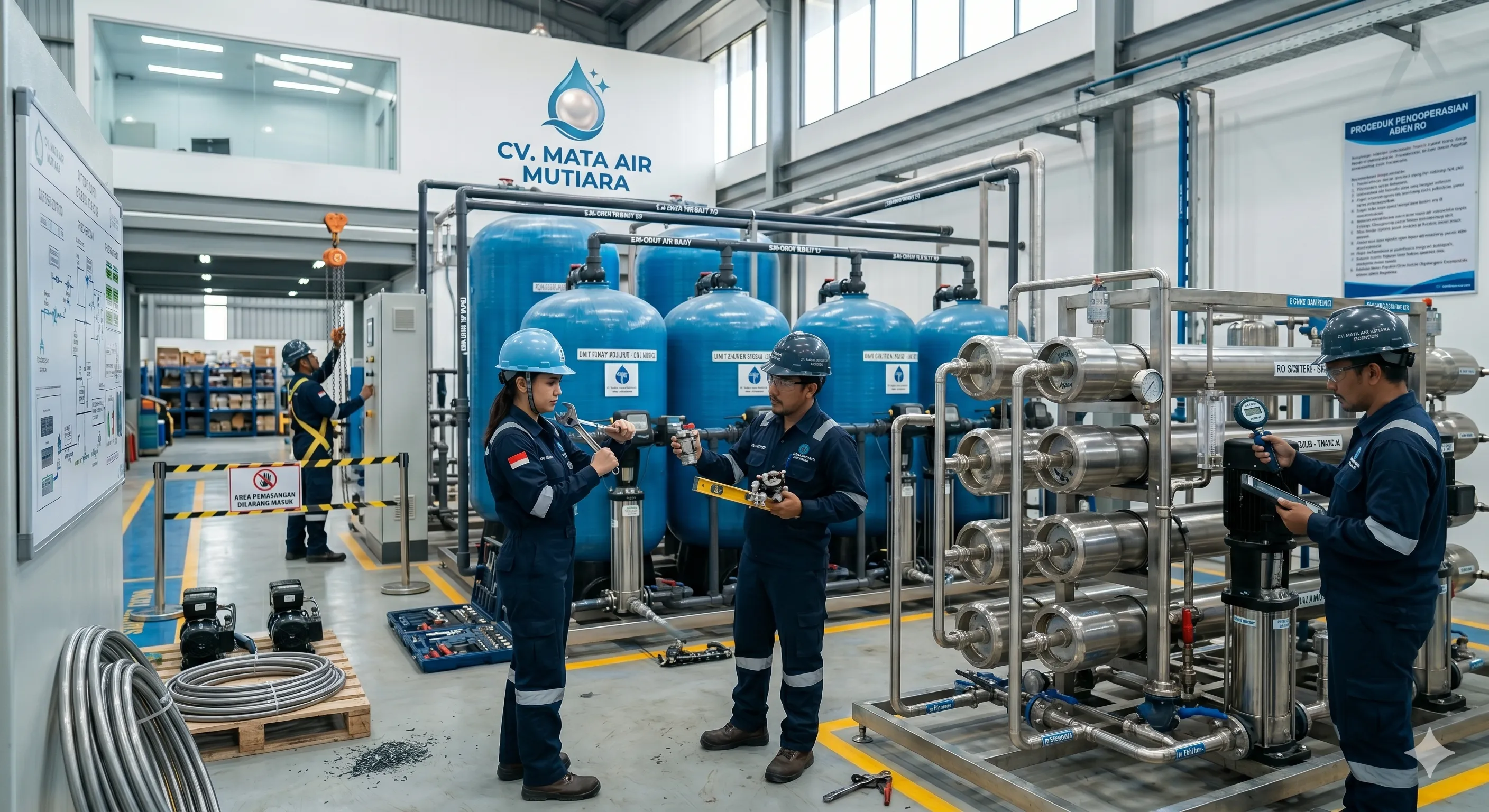 Instalasi Water Treatment | CV. Mata Air Mutiara