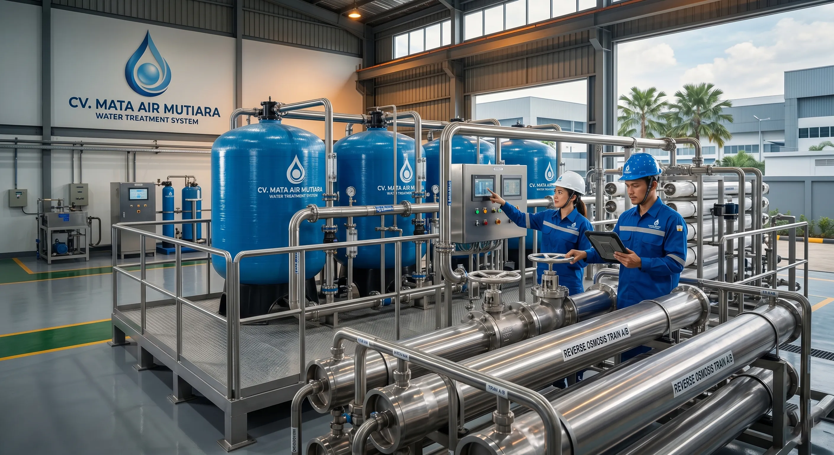 Sistem Water Treatment | CV. Mata Air Mutiara