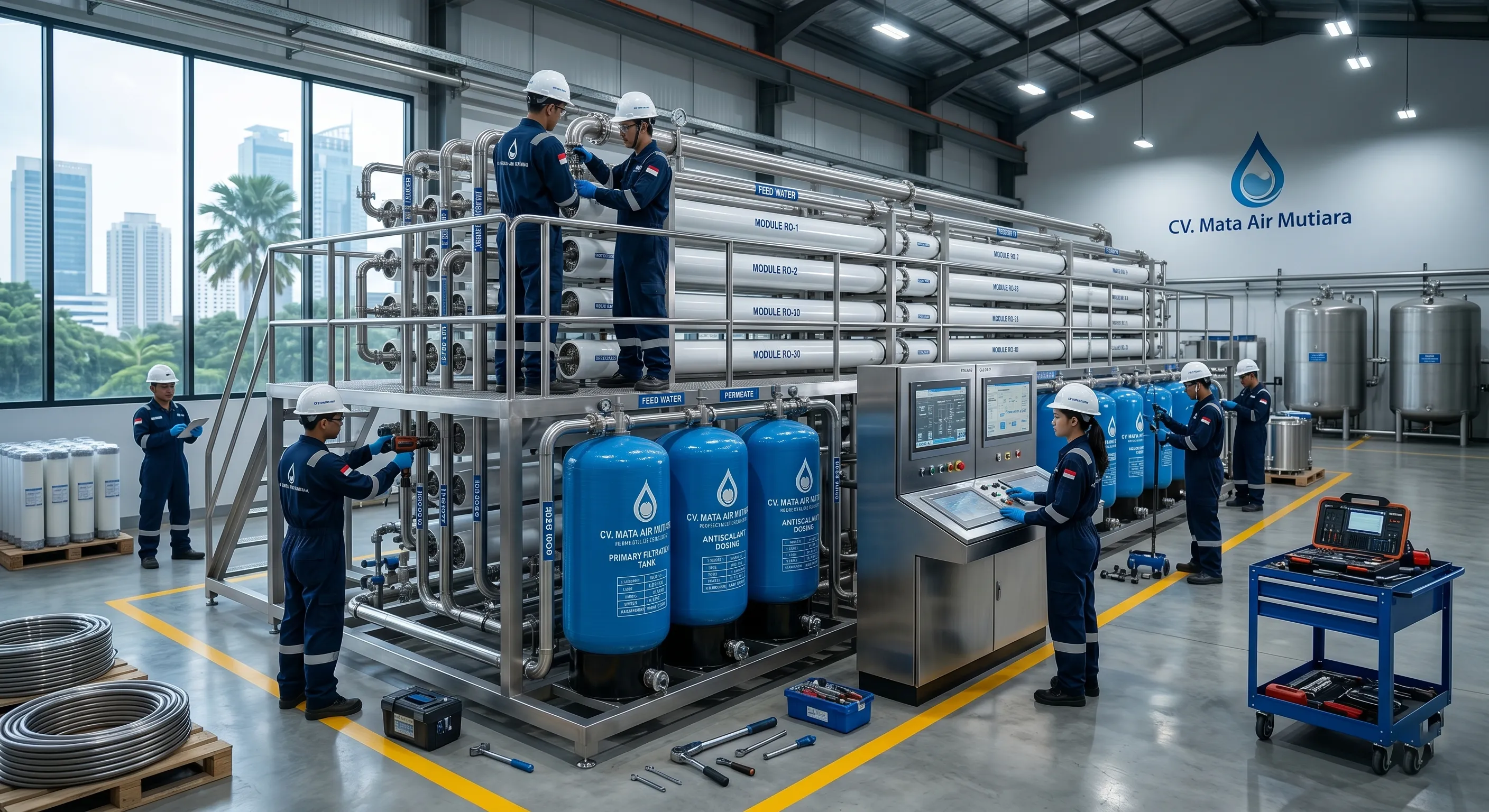 Jasa Installasi Reverse Osmosis | CV. Mata Air Mutiara