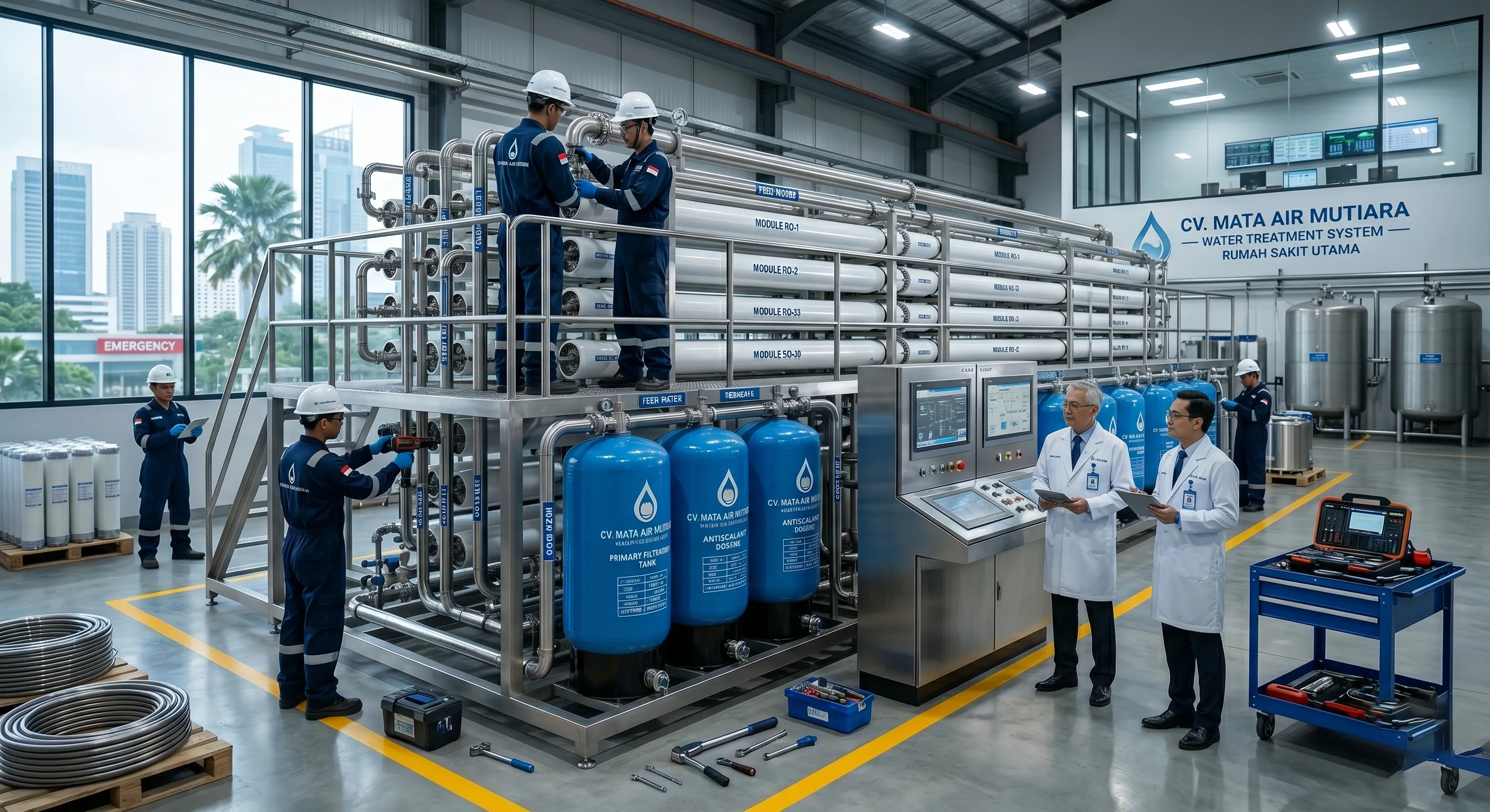 Water Treatment Rumah Sakit | CV. Mata Air Mutiara