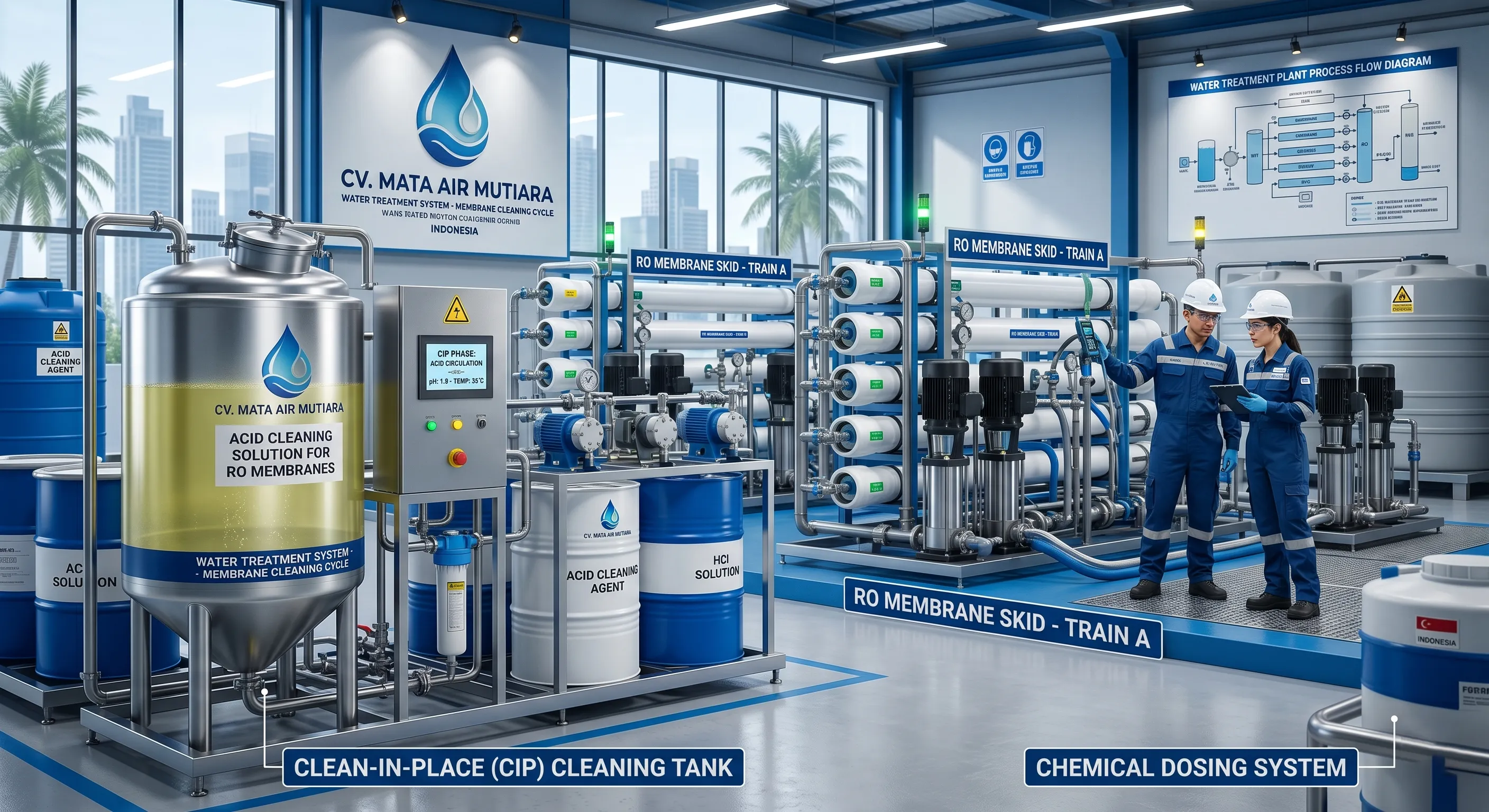 Acid | Chemical Acid untuk Water Treatment dan Cleaning Membrane | CV. Mata Air Mutiara